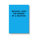 Ohh Deer Notizbuch Ohh Deer "Memory of a goldfish" | Notebook aus Großbritannien