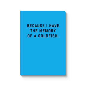 Ohh Deer Notizbuch Ohh Deer "Memory of a goldfish" | Notebook aus Großbritannien