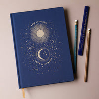 Designworks Ink Notizbuch „Live by the Sun“ | Inspirierendes Statement | DesignWorks
