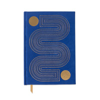 Designworks Ink Notizbuch „Sueded Paper Journal Cobalt“ | Veloursartige Oberfläche | Designworks