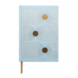 Designworks Ink Notizbuch „Suedette Hardcover Arch Dot“ | Goldene Prägung | DesignWorks