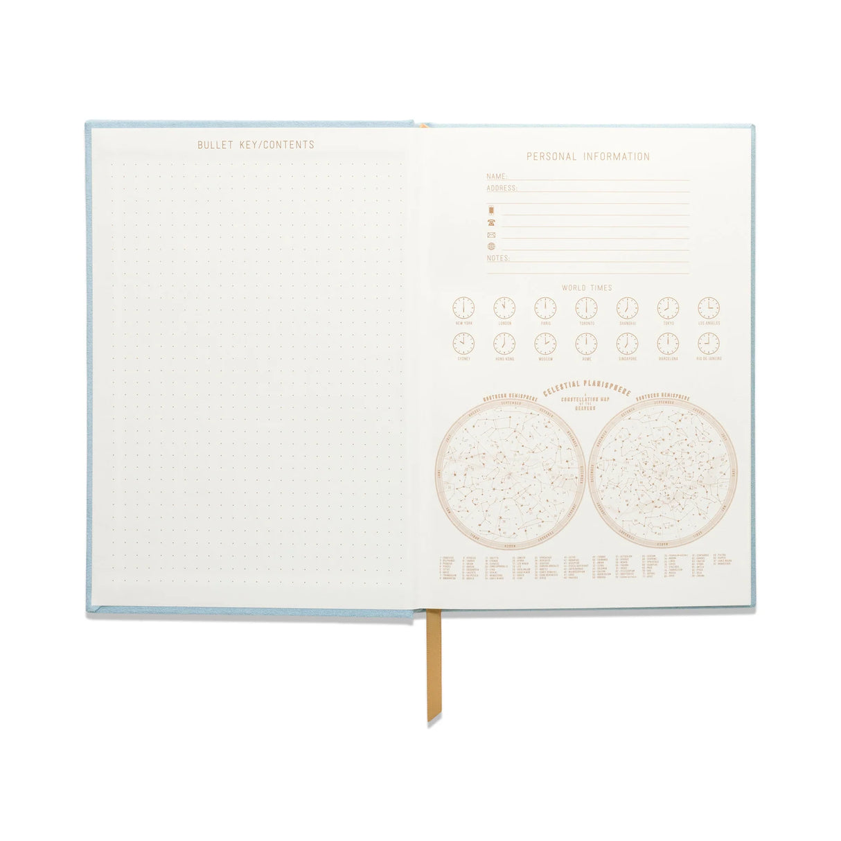 Designworks Ink Notizbuch „Suedette Hardcover Arch Dot“ | Goldene Prägung | DesignWorks