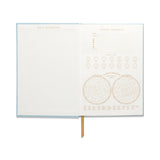 Designworks Ink Notizbuch „Suedette Hardcover Arch Dot“ | Goldene Prägung | DesignWorks