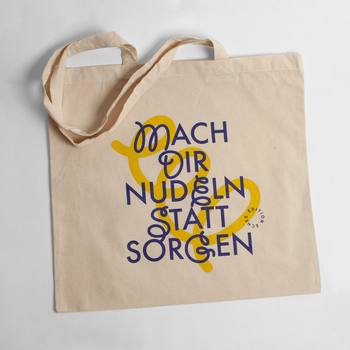Edition SCHEE Totebag "Mach dir lieber Nudeln statt Sorgen" | Made in Köln