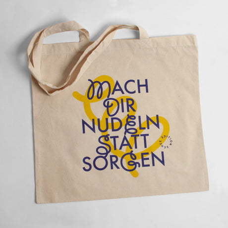 Edition SCHEE Totebag "Mach dir lieber Nudeln statt Sorgen" | Made in Köln