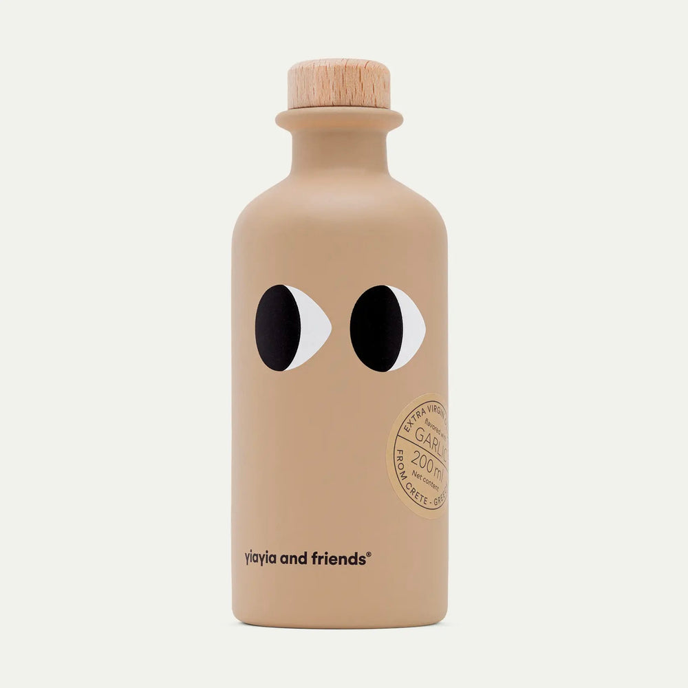 Yiayia and friends Olivenöl Extra Vergine Knoblauch 200ml | Aromatisch | Yiayia and Friends