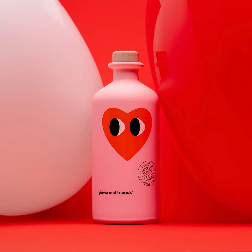 Yiayia and friends Olivenöl Extra Vergine Love Edition 500ml | Premium Olivenöl | Yiayia and Friends