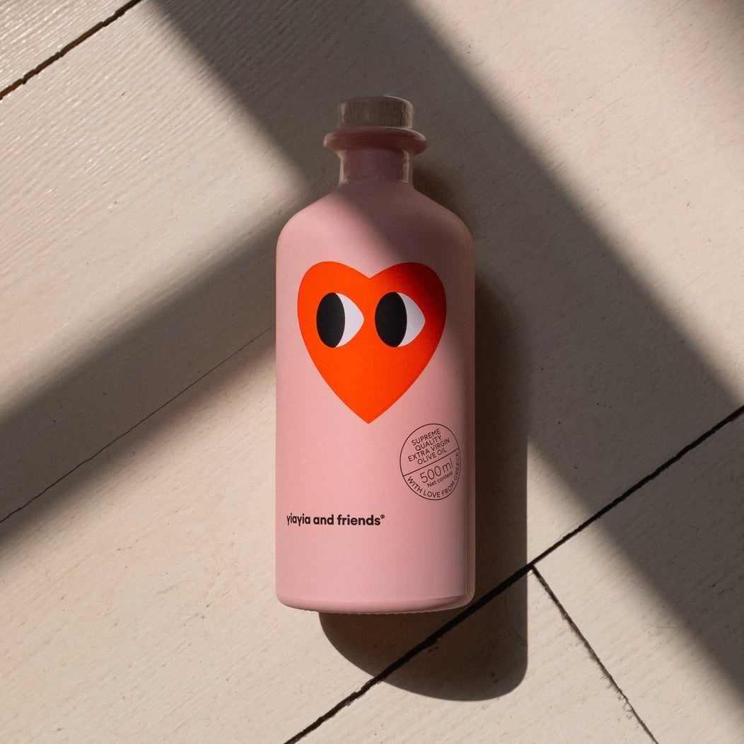 Yiayia and friends Olivenöl Extra Vergine Love Edition 500ml | Premium Olivenöl | Yiayia and Friends