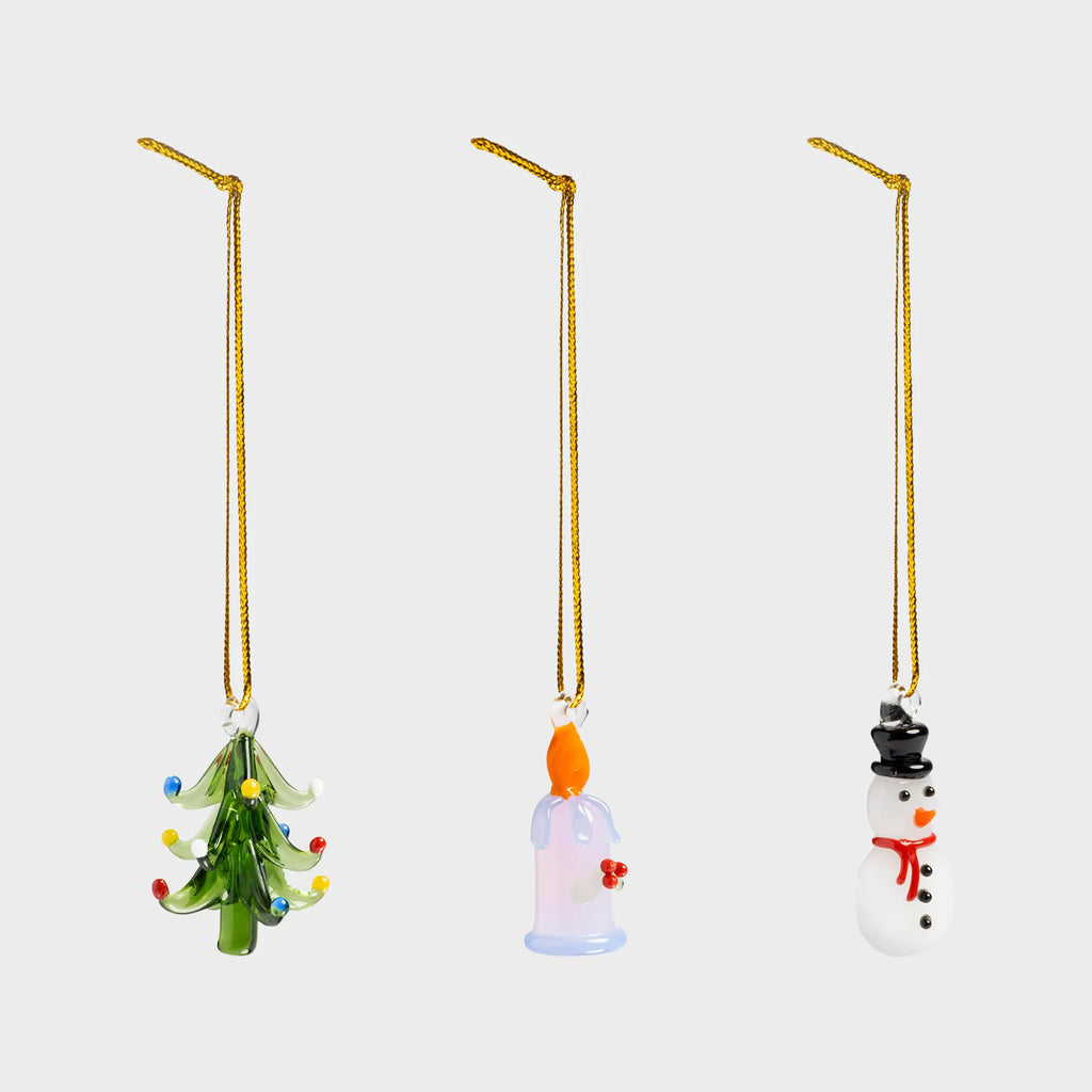 &Klevering Ornamente „Merry #2“ | 3er-Set zum Aufhängen | &Klevering