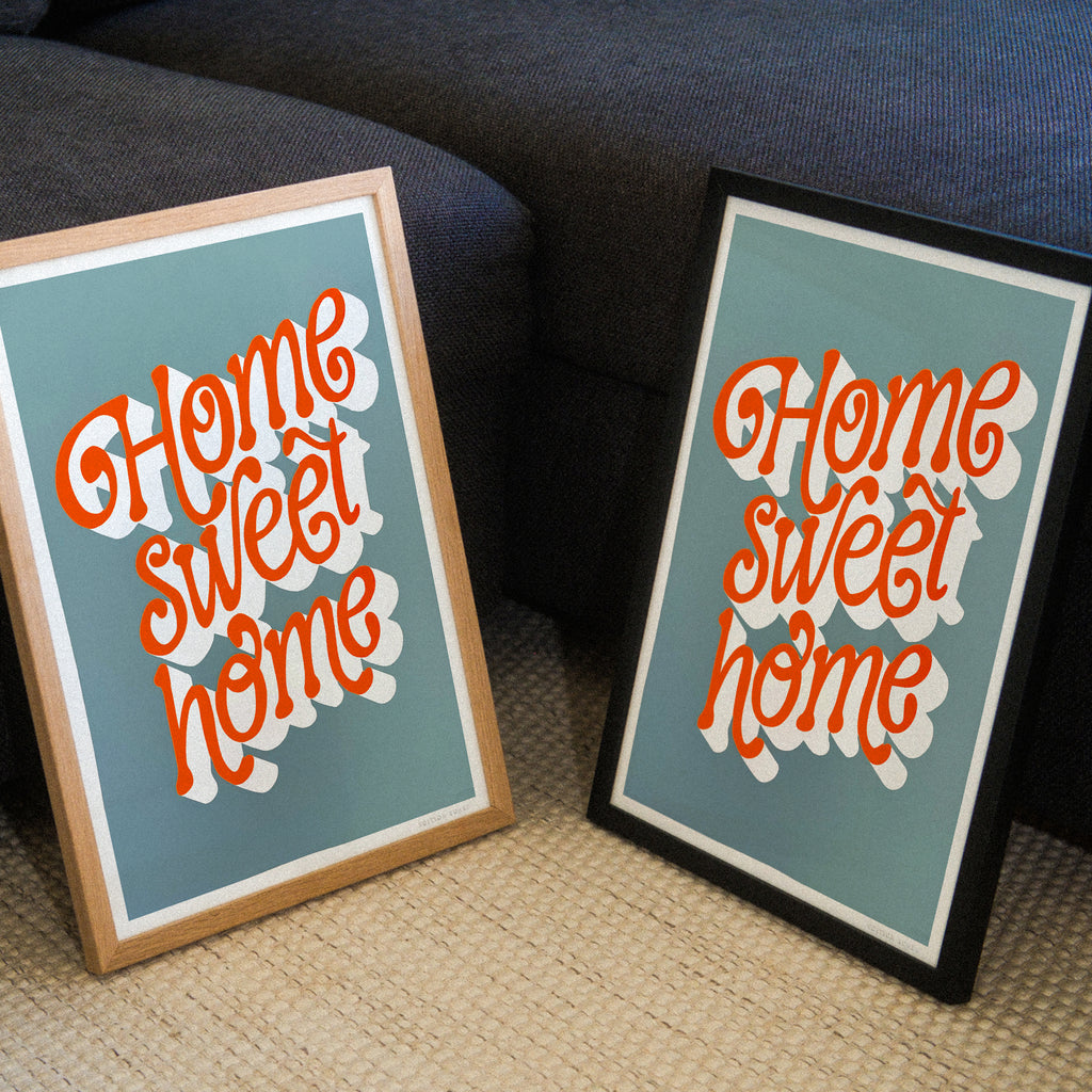 Edition SCHEE Home sweet home (DIN A3) | Edition SCHEE | Siebdruck