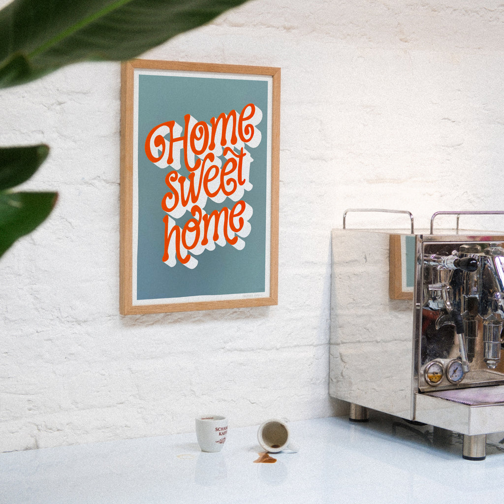 Edition SCHEE Home sweet home (DIN A3) | Edition SCHEE | Siebdruck