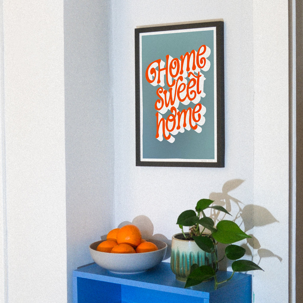 Edition SCHEE Home sweet home (DIN A3) | Edition SCHEE | Siebdruck