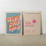 Edition SCHEE Home sweet home (DIN A3) | Edition SCHEE | Siebdruck