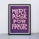 Edition SCHEE More Amor por favor (DIN A3) | Edition SCHEE | Risographie