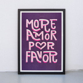 Edition SCHEE More Amor por favor (DIN A3) | Edition SCHEE | Risographie