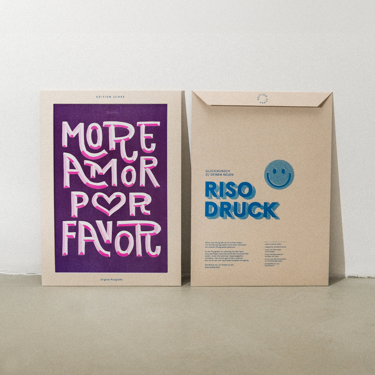 Edition SCHEE More Amor por favor (DIN A3) | Edition SCHEE | Risographie