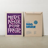 Edition SCHEE More Amor por favor (DIN A3) | Edition SCHEE | Risographie