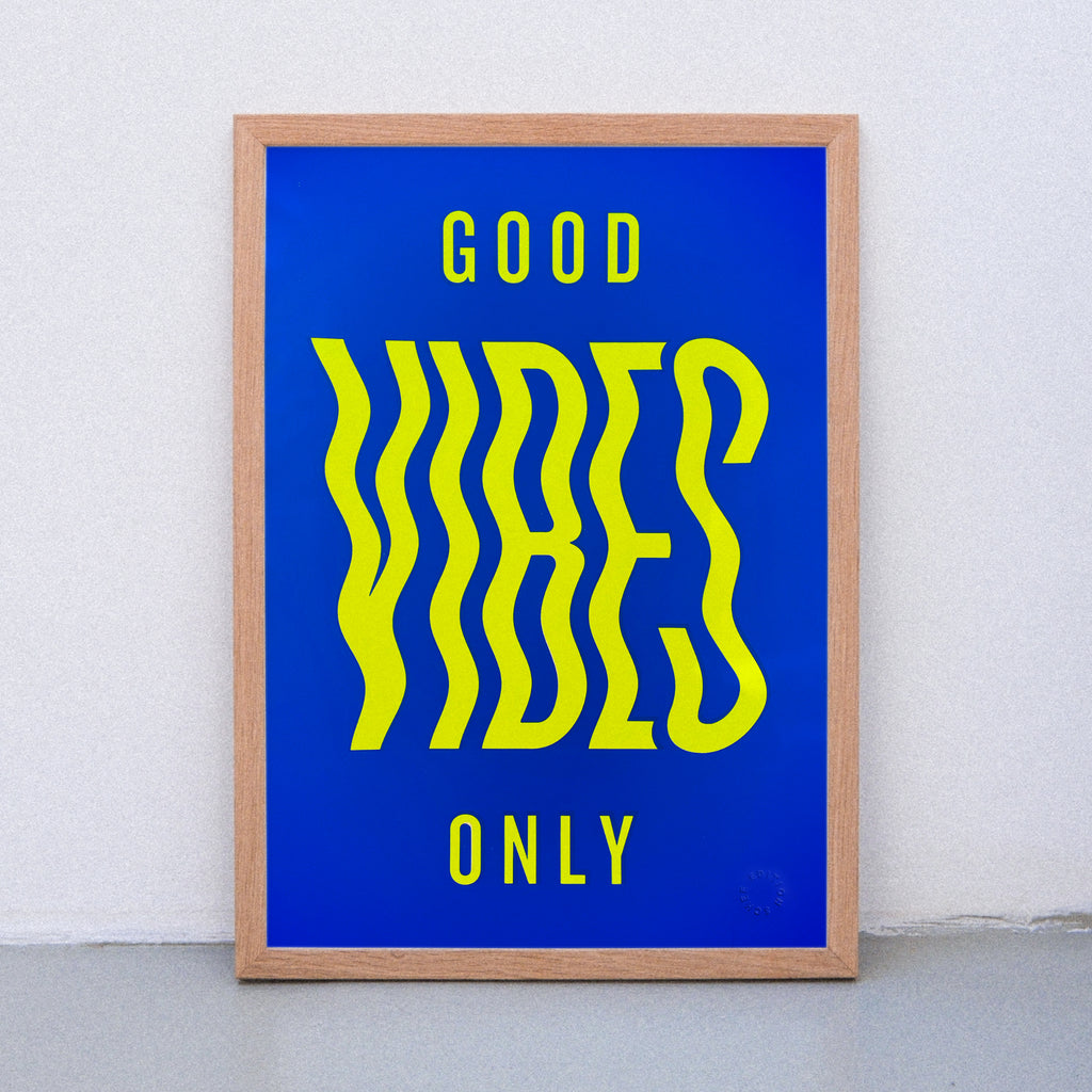 Edition SCHEE Good vibes (DIN A3) | Edition SCHEE | Siebdruck