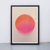Edition SCHEE Melting Sun (DIN A3) | Edition SCHEE | Risographie