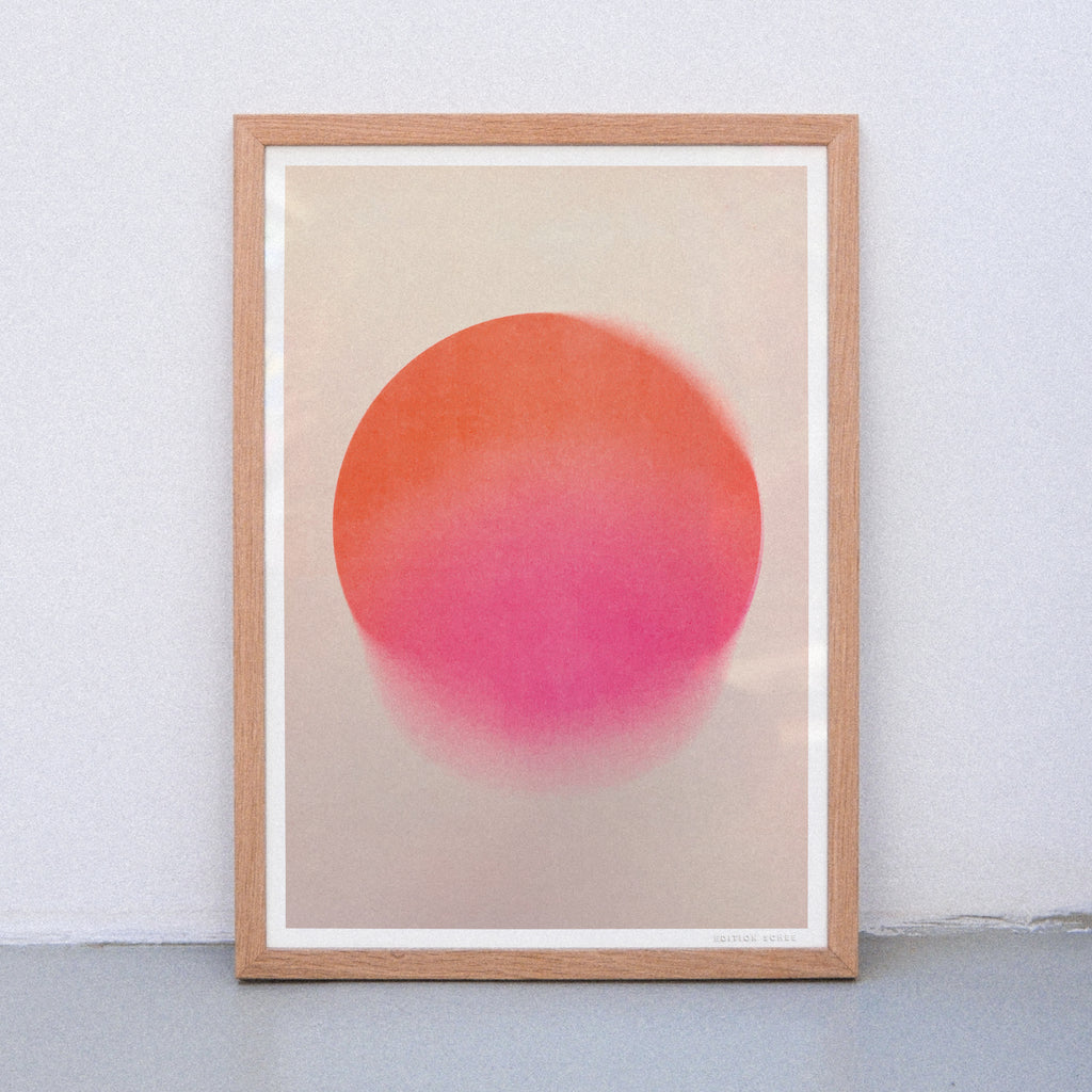 Edition SCHEE Melting Sun (DIN A3) | Edition SCHEE | Risographie