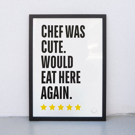 Edition SCHEE Cute Chef (DIN A3) | Edition SCHEE | Siebdruck