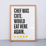 Edition SCHEE Cute Chef (DIN A3) | Edition SCHEE | Siebdruck