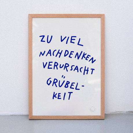 Edition SCHEE Grübelkeit (DIN A3) | Edition SCHEE | Siebdruck