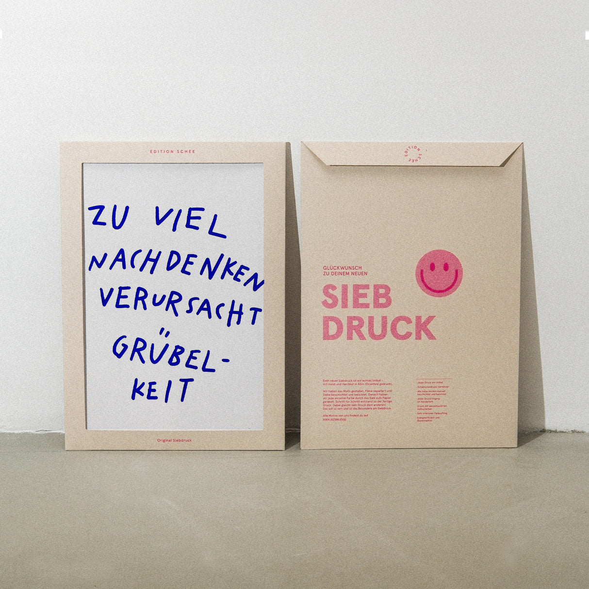 Edition SCHEE Grübelkeit (DIN A3) | Edition SCHEE | Siebdruck