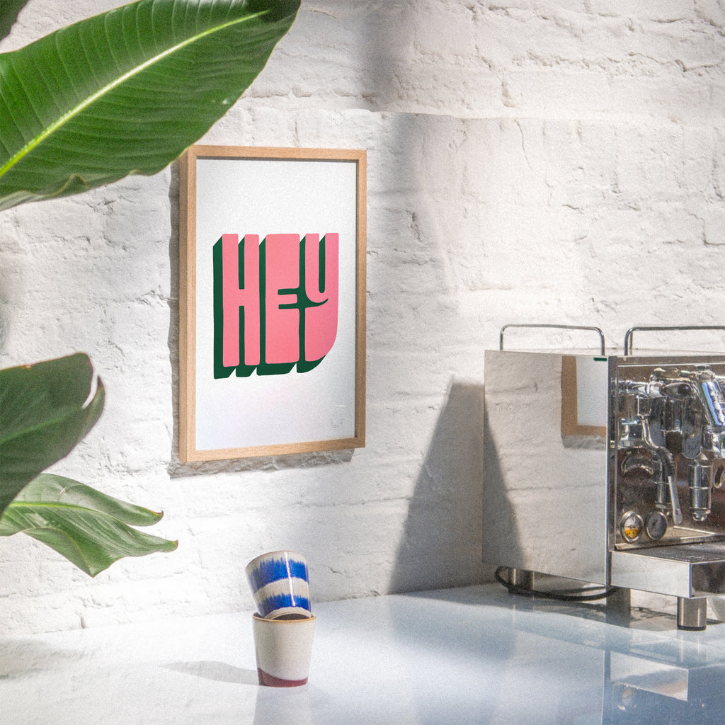 Edition SCHEE Hey (DIN A3) | Edition SCHEE | Siebdruck