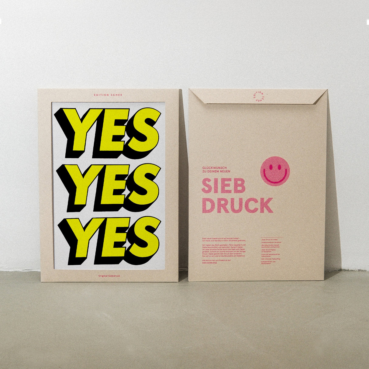 Edition SCHEE Yes Yes Yes (DIN A3) | Edition SCHEE | Siebdruck