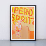 Edition SCHEE Aperol Spritz (DIN A3) | Edition SCHEE | Risographie