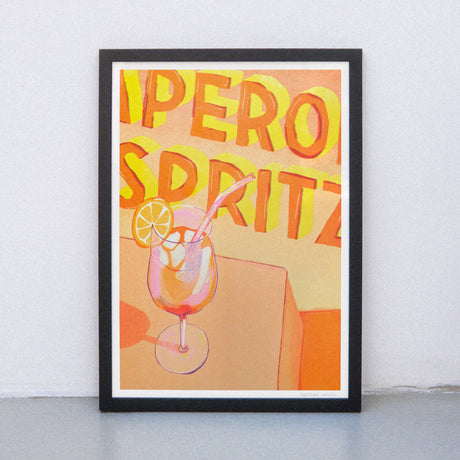 Edition SCHEE Aperol Spritz (DIN A3) | Edition SCHEE | Risographie
