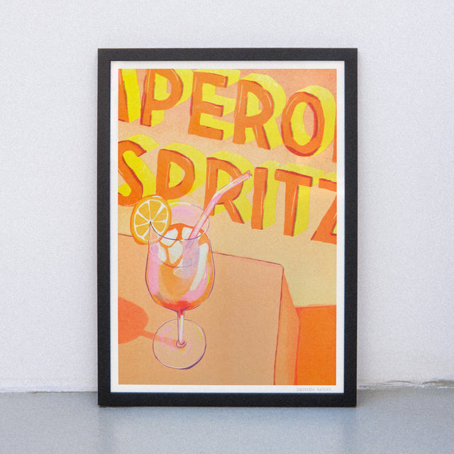 Edition SCHEE Aperol Spritz (DIN A3) | Edition SCHEE | Risographie