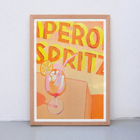 Edition SCHEE Aperol Spritz (DIN A3) | Edition SCHEE | Risographie