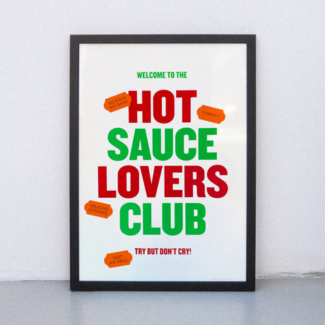 Edition SCHEE Hot Sauce Lovers (Din A3) | Edition SCHEE | Siebdruck