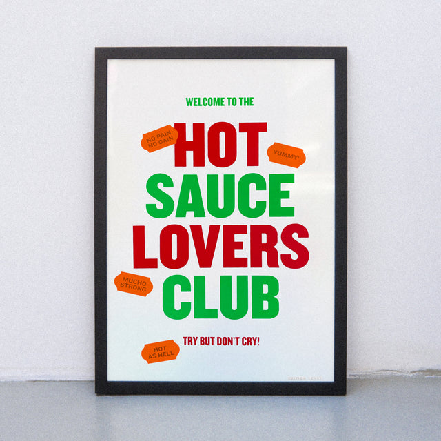 Edition SCHEE Hot Sauce Lovers (Din A3) | Edition SCHEE | Siebdruck
