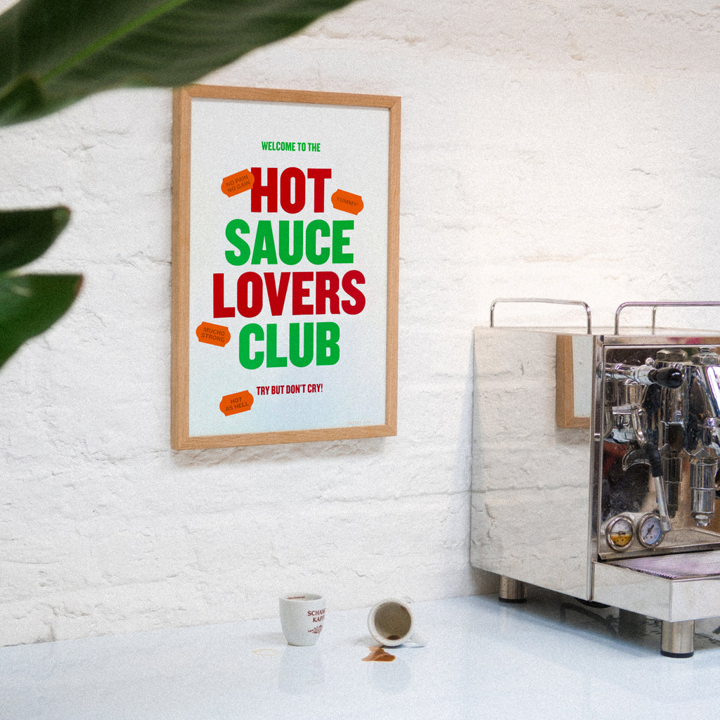 Edition SCHEE Hot Sauce Lovers (Din A3) | Edition SCHEE | Siebdruck