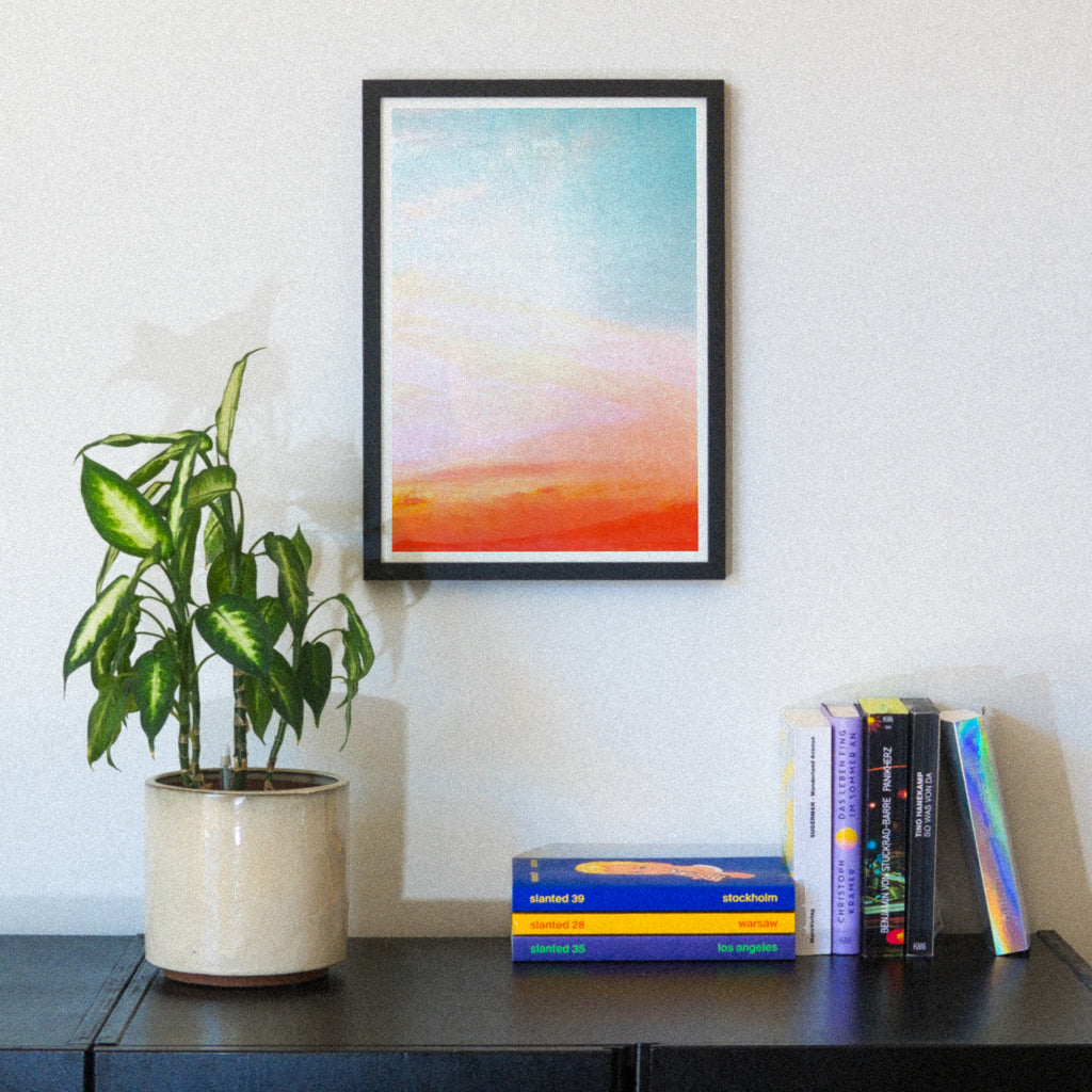 Edition SCHEE Fluorescent Sky (Din A3) | Edition SCHEE | Risographie