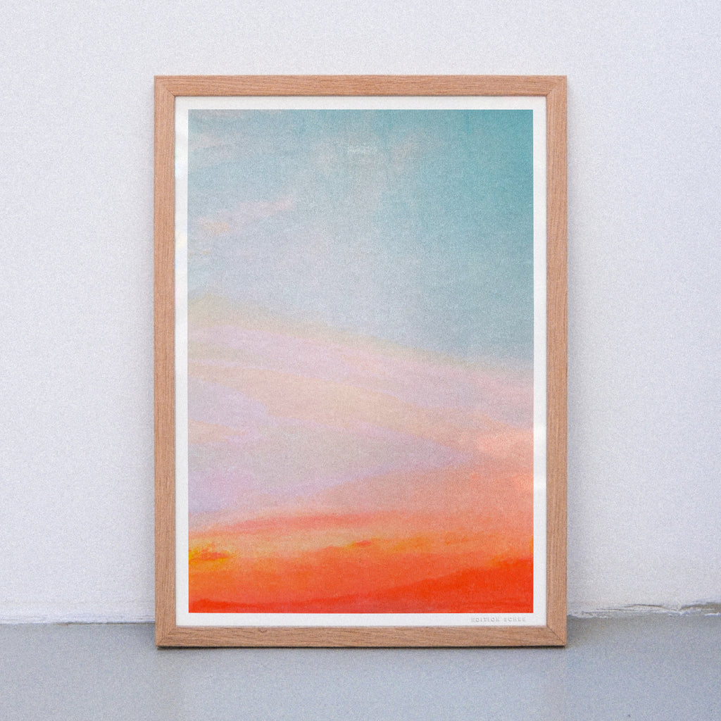 Edition SCHEE Fluorescent Sky (Din A3) | Edition SCHEE | Risographie