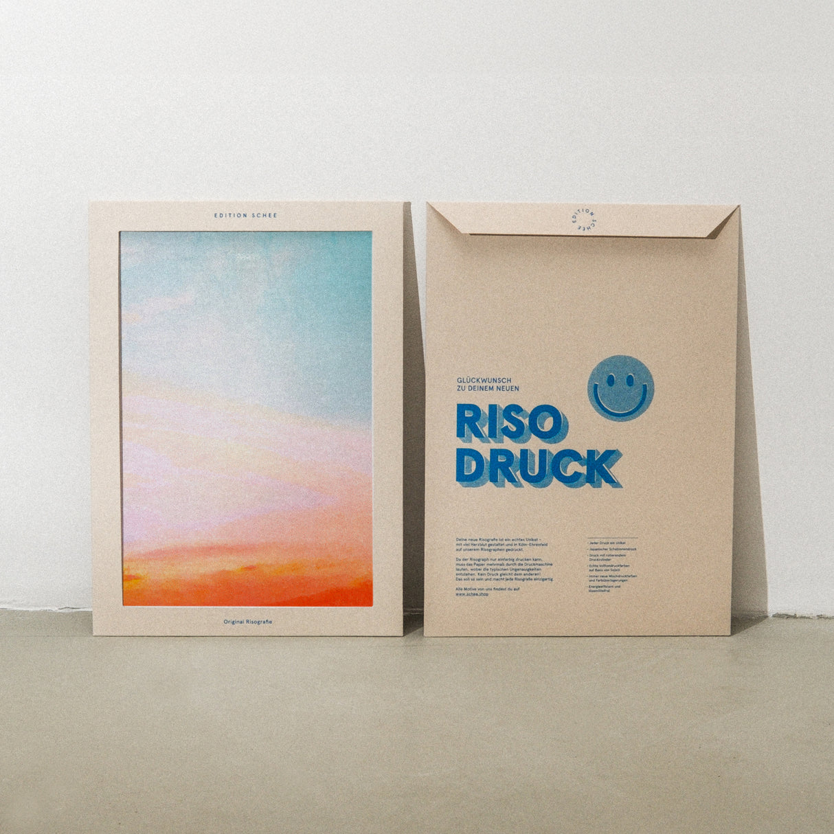 Edition SCHEE Fluorescent Sky (Din A3) | Edition SCHEE | Risographie