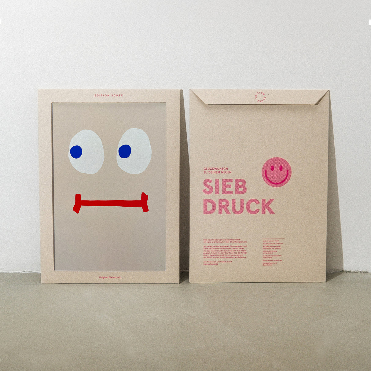 Edition SCHEE Face (DIN A3) | Edition SCHEE | Siebdruck