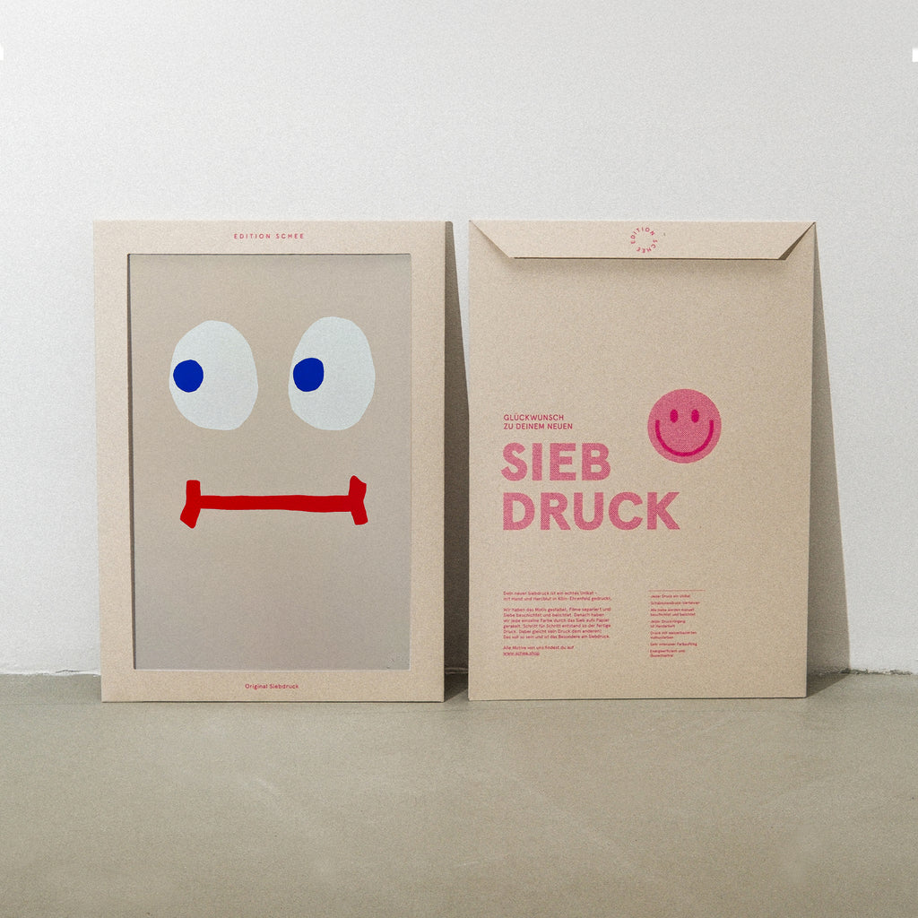 Edition SCHEE Face (DIN A3) | Edition SCHEE | Siebdruck