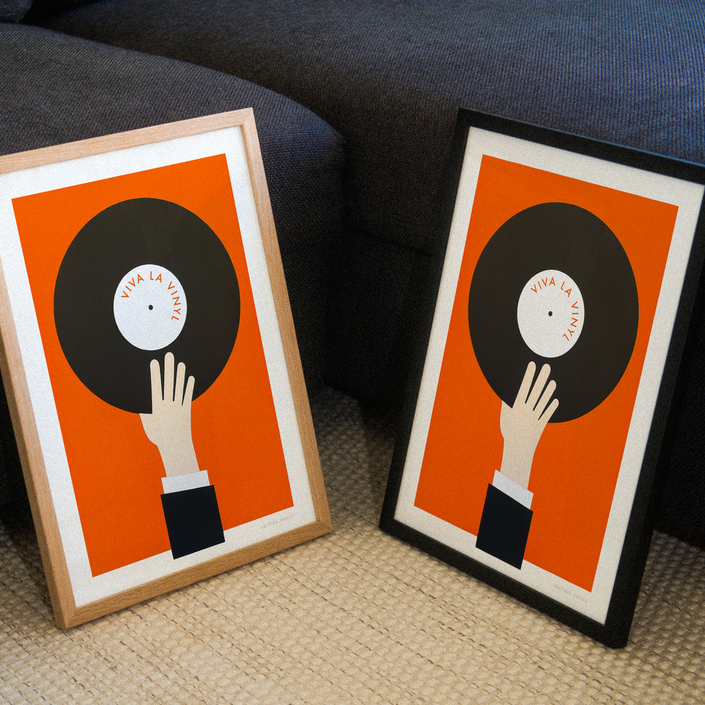Edition SCHEE Viva La Vinyl (Din A3) | Edition SCHEE | Siebdruck