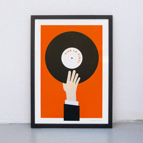 Edition SCHEE Viva La Vinyl (Din A3) | Edition SCHEE | Siebdruck