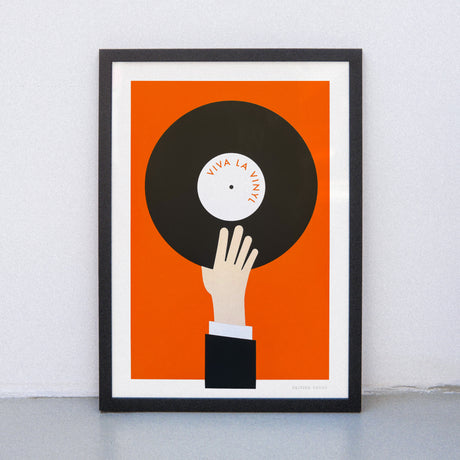 Edition SCHEE Viva La Vinyl (Din A3) | Edition SCHEE | Siebdruck