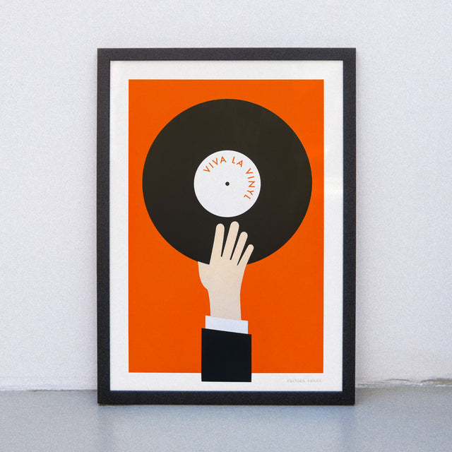 Edition SCHEE Viva La Vinyl (Din A3) | Edition SCHEE | Siebdruck