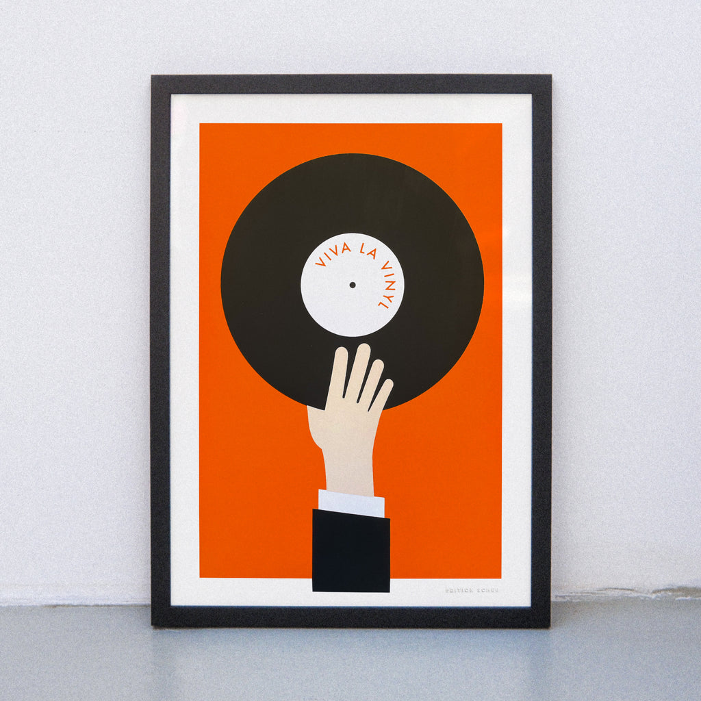Edition SCHEE Viva La Vinyl (Din A3) | Edition SCHEE | Siebdruck