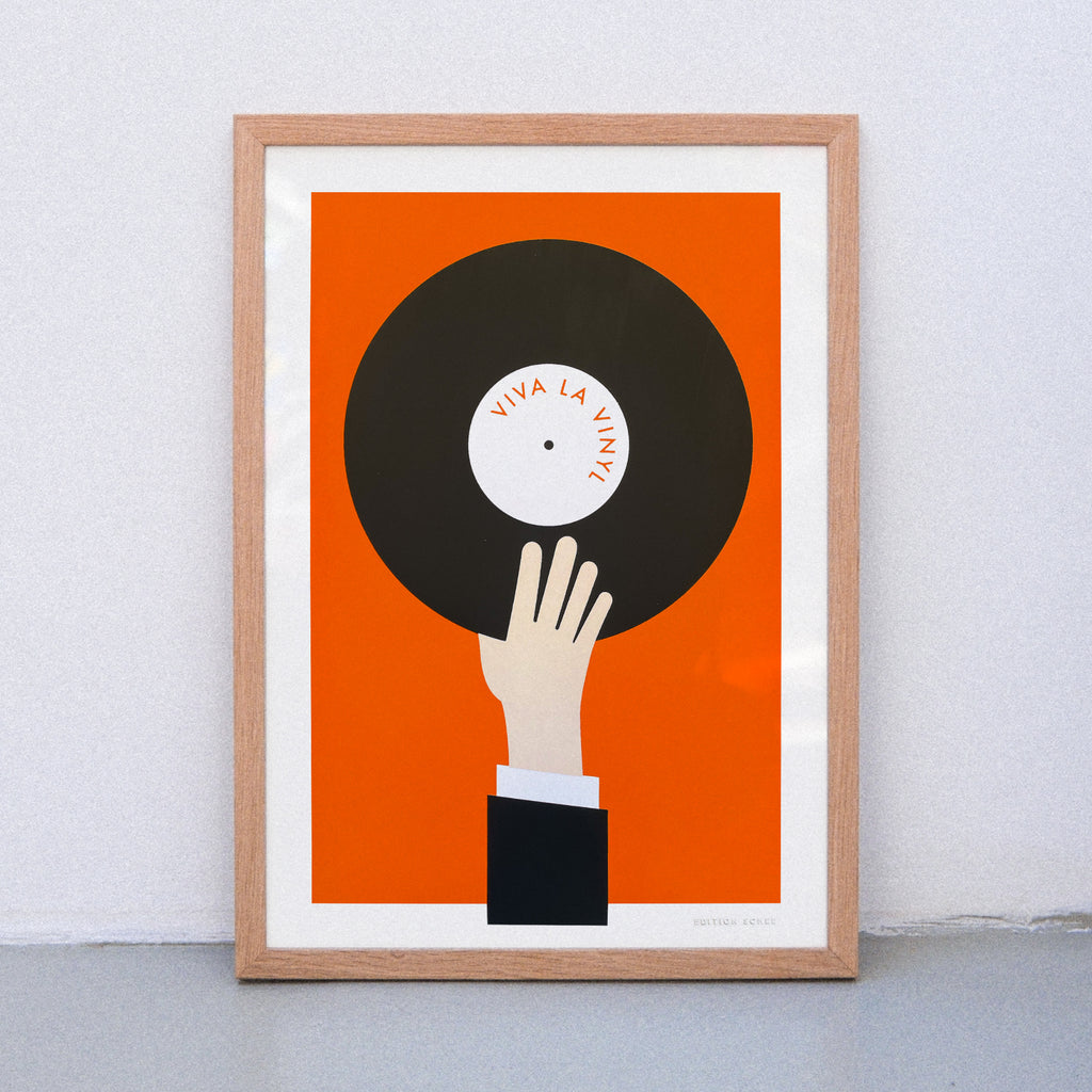Edition SCHEE Viva La Vinyl (Din A3) | Edition SCHEE | Siebdruck