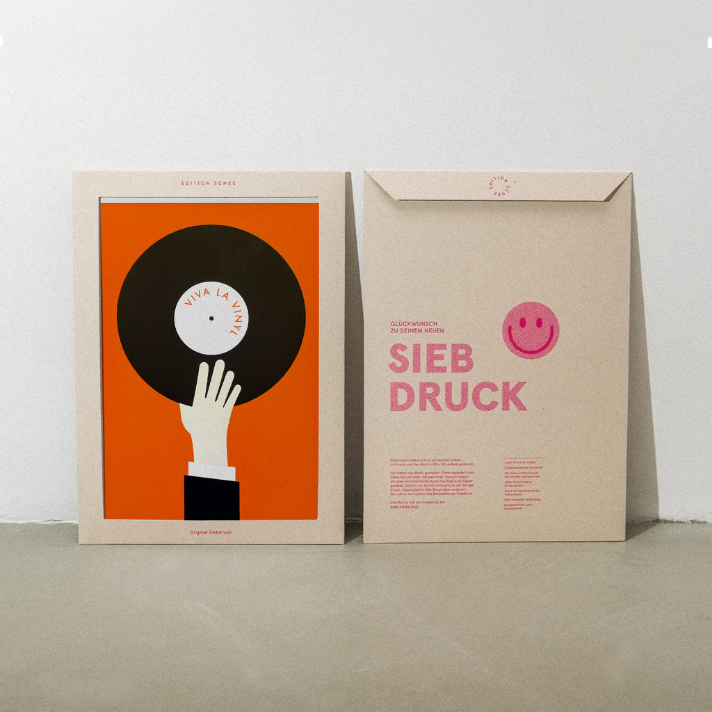 Edition SCHEE Viva La Vinyl (Din A3) | Edition SCHEE | Siebdruck