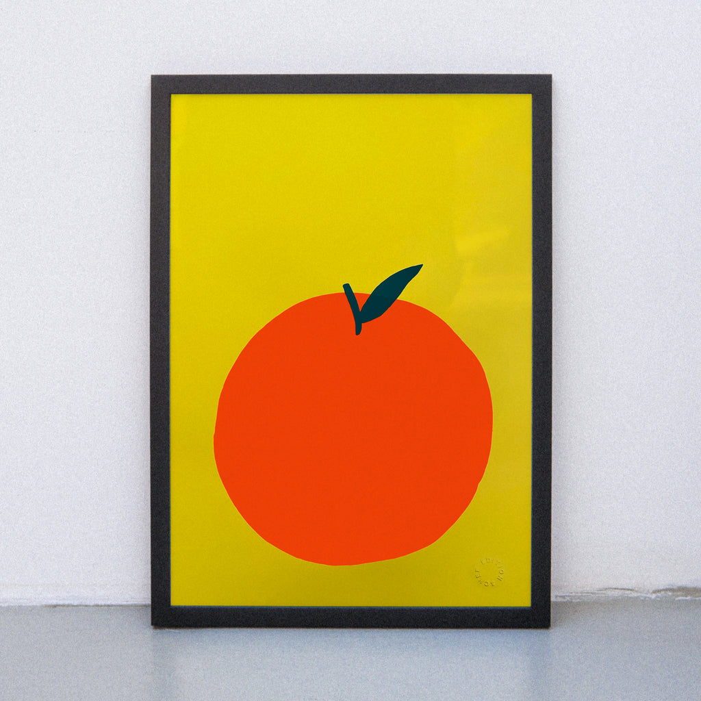 Edition SCHEE Mandarina (DIN A3) | Edition SCHEE | Siebdruck